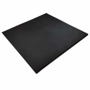 Rubber floor black 15mm