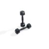 Hexagonal dumbbell 1kg Black - Image 2