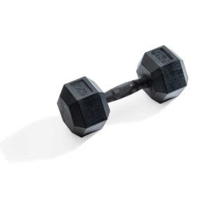 Hexagonal dumbbell 10kg Black