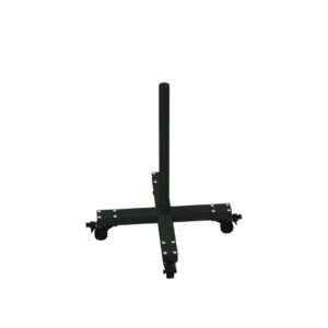 Bumper plate stacker rollaway