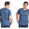 T-shirt man blue/white S - Image 2