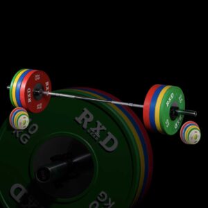 Competition bumper plate set 185kg
