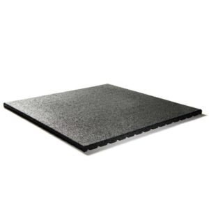 Rubber floor outdoor black 30mm