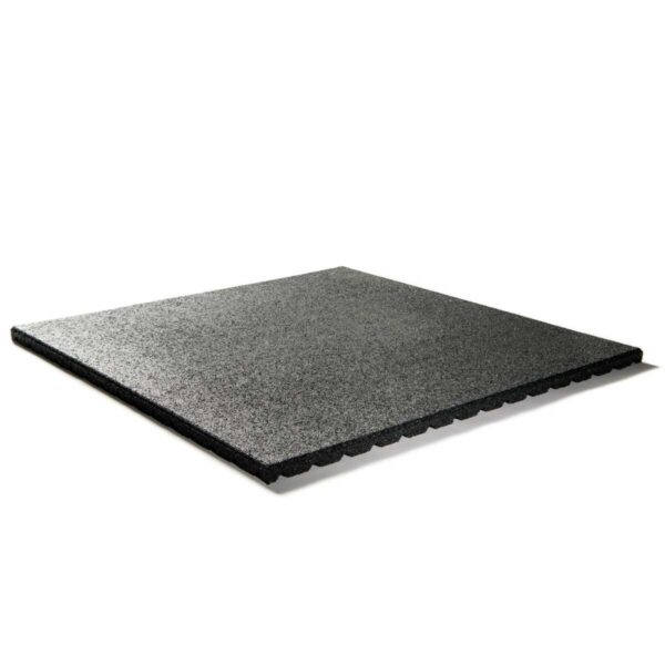 Rubber floor outdoor black 30mm